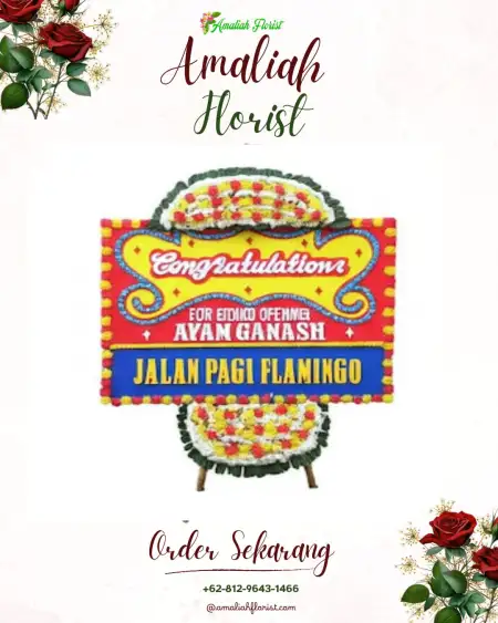 Sewa Papan Bunga Penganjang